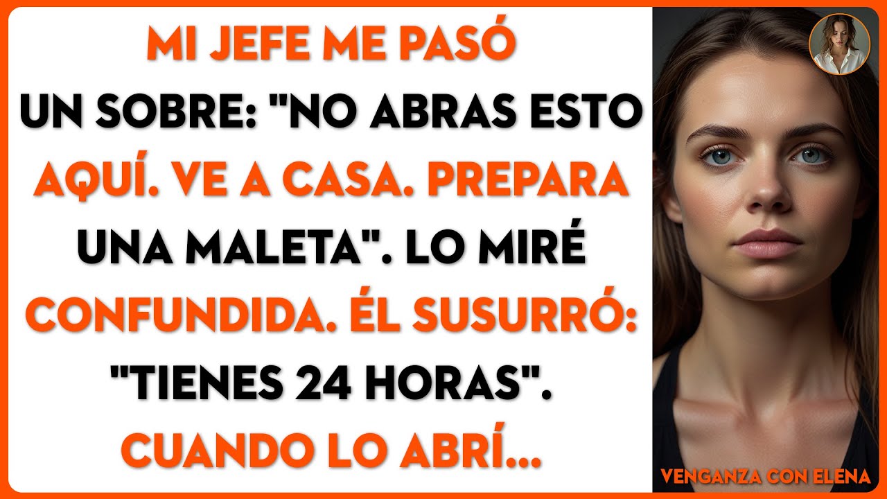 Mi jefe me dio un sobre: