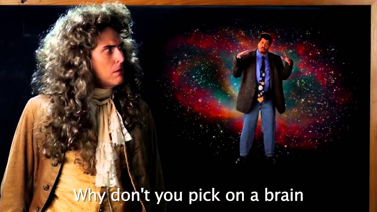 [SLOW MOTION] Sir Isaac Newton vs Bill Nye