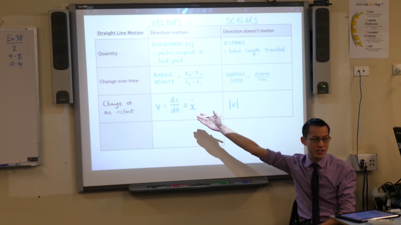 Intro to Straight Line Motion (1 of 3: Overview of language)