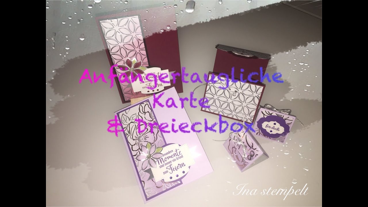 Anfängerkarte mit dazupassender Dreieckbox