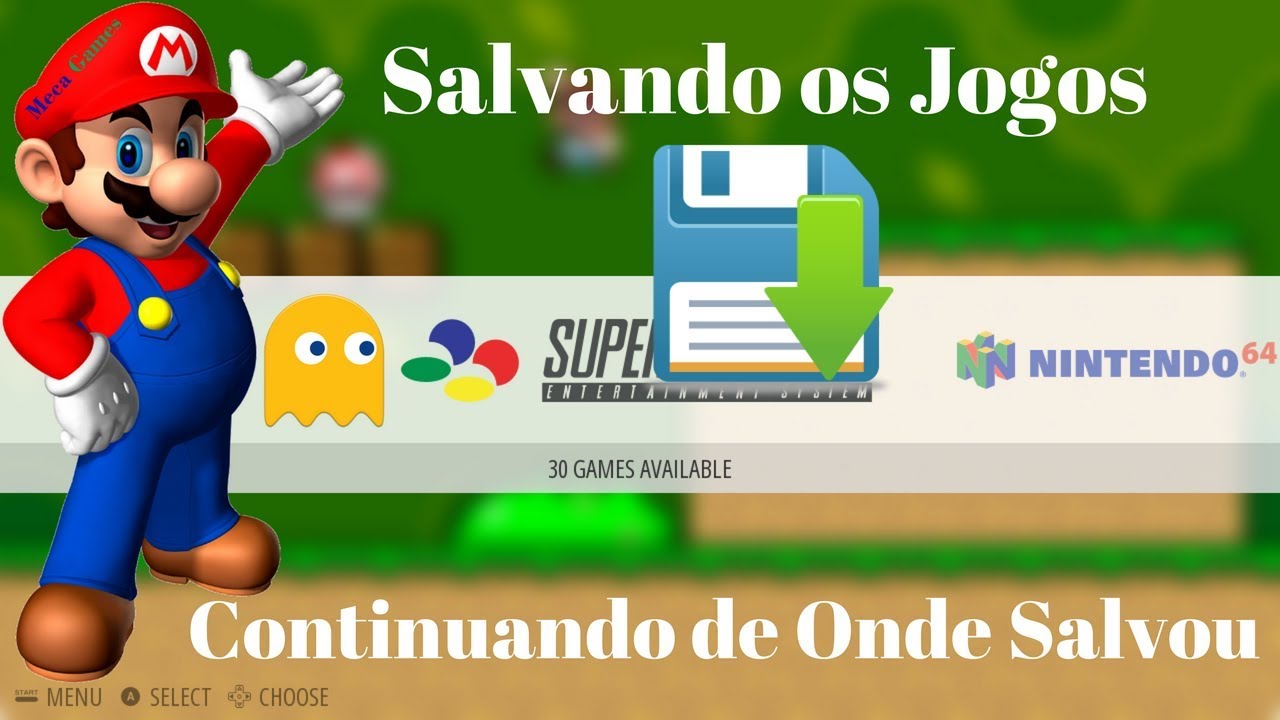 🎮 Como Salvar o Andamento do Seu Jogo no Recalbox (Game Retro) 🎮