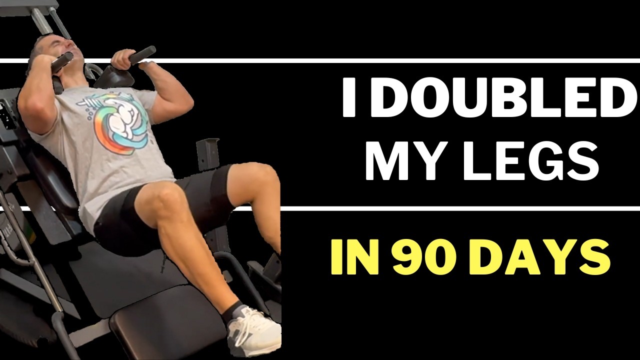 How I DOUBLED My hack squat Weight in 90 Days with the Bilbo Method! leg training