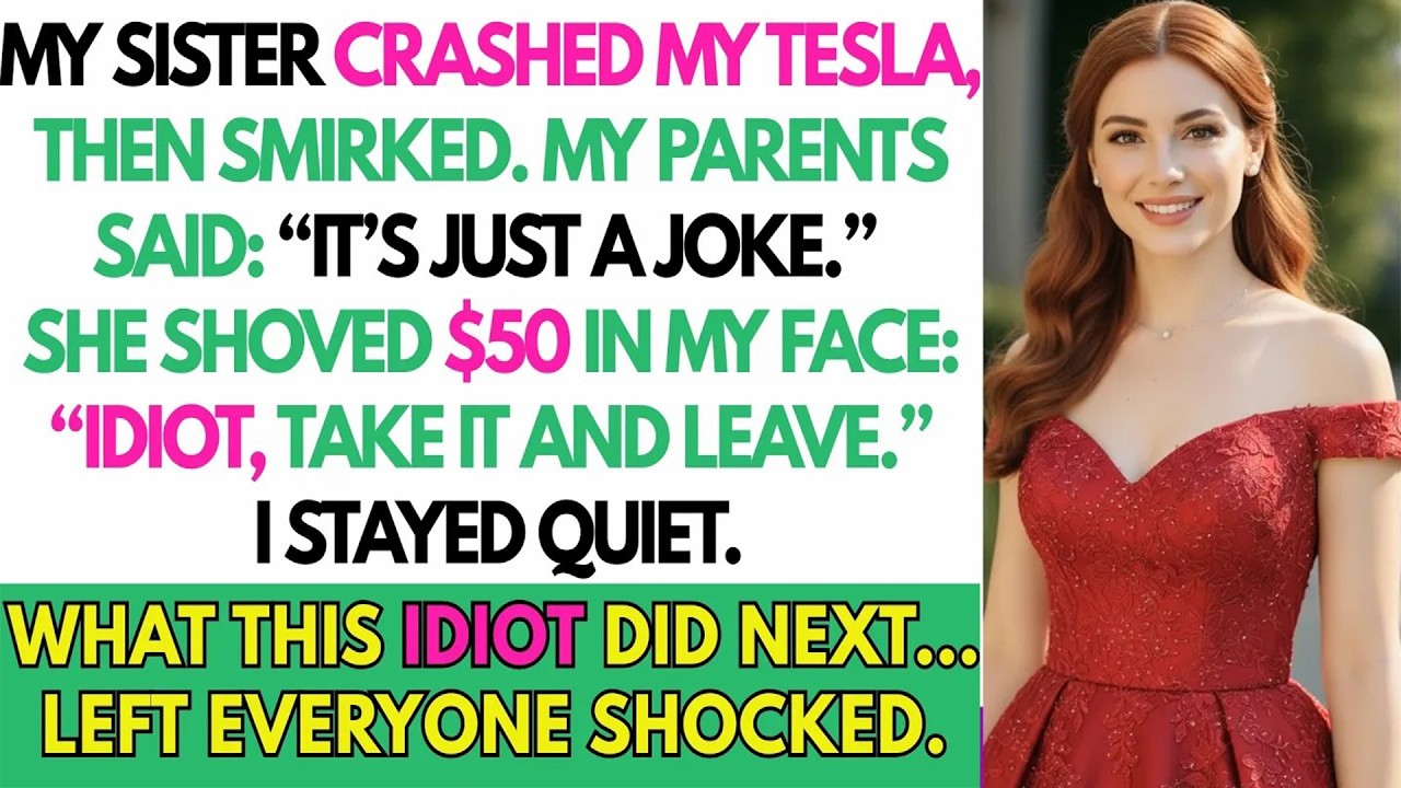 My Sister Wrecked My Dream Tesla, So I Finally Made Her Pay and Cut Them All Off
