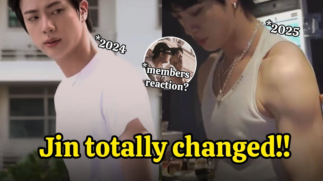 Members Shocked? Jin Surprises Members and Fans by Bulking Up So Much?!