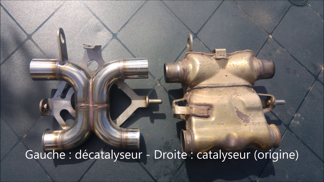 TRIUMPH Bonneville T120 montage décatalyseur TEC Decat X Pipe
