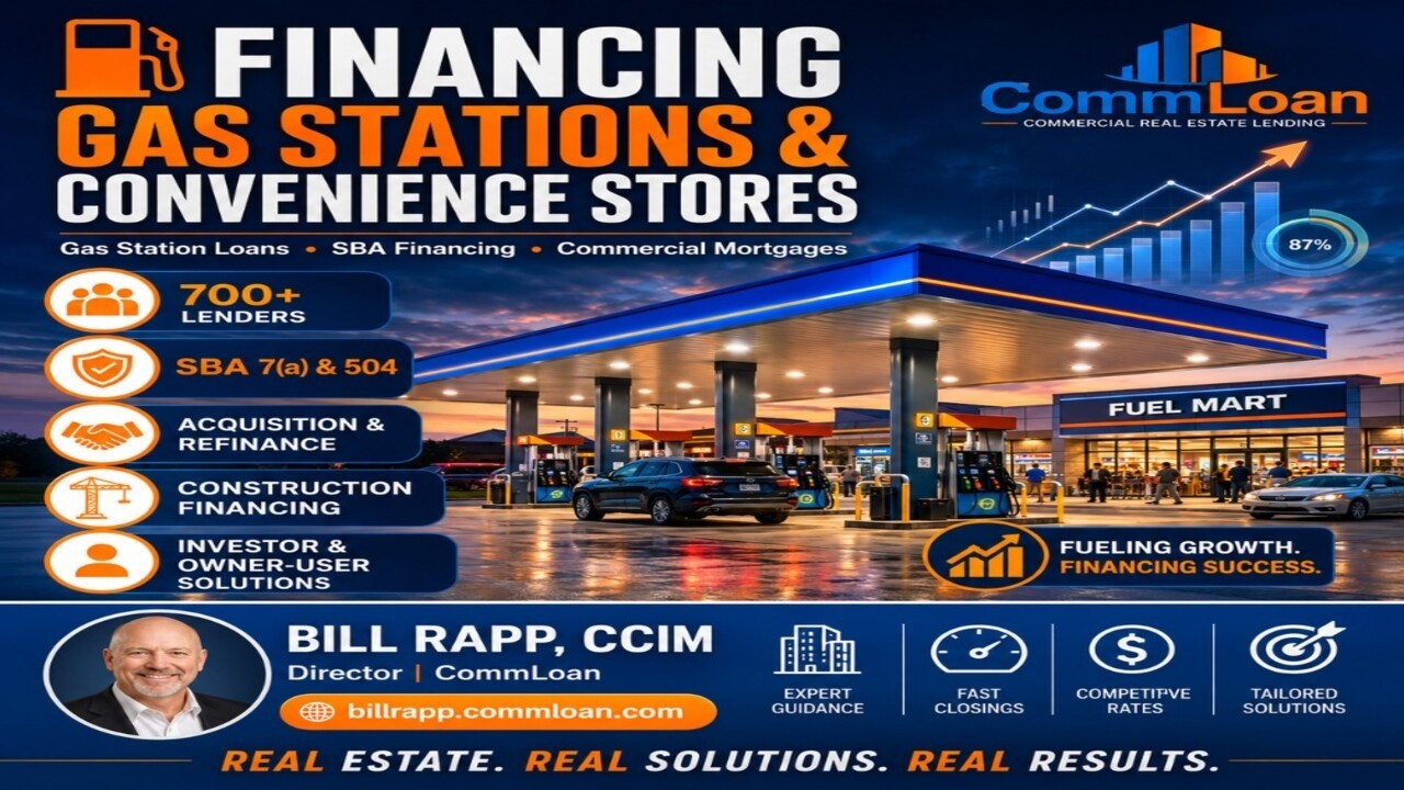 ⛽ Gas Station Financing Explained | How to Fund a Convenience Store