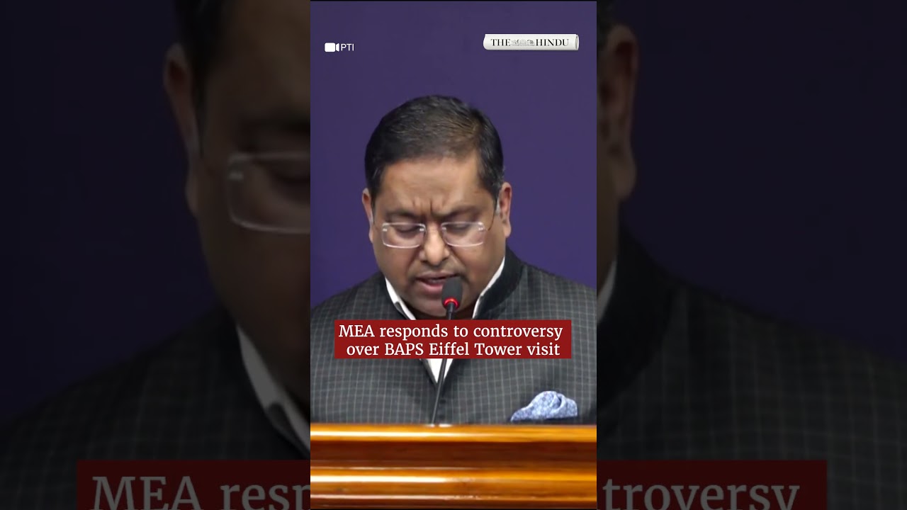 Government reacts to controversy over BAPS Eiffel Tower visit: 'Matter purely between the entities'