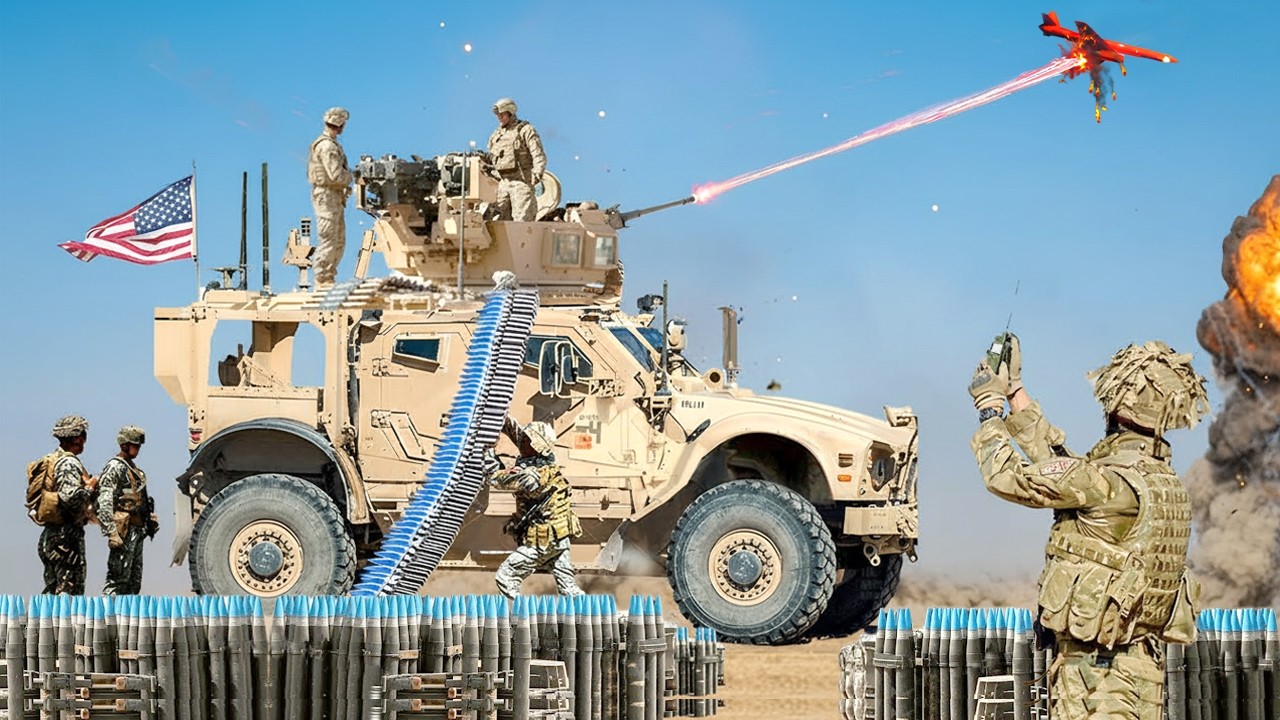 U.S. Army Test-Fires New 30mm Anti-Drone Weapon System That Shocks the World