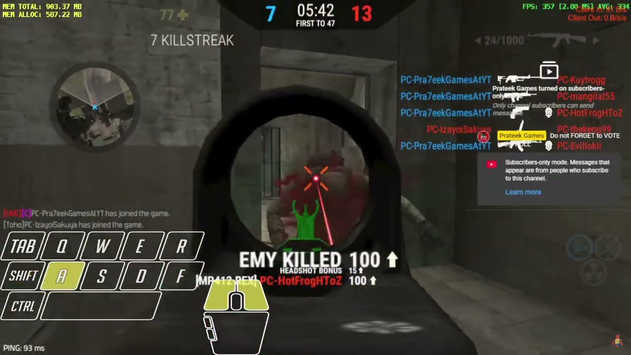 How to Get QUICK Pro 15 Killstreak in Seconds? Bullet Force PC