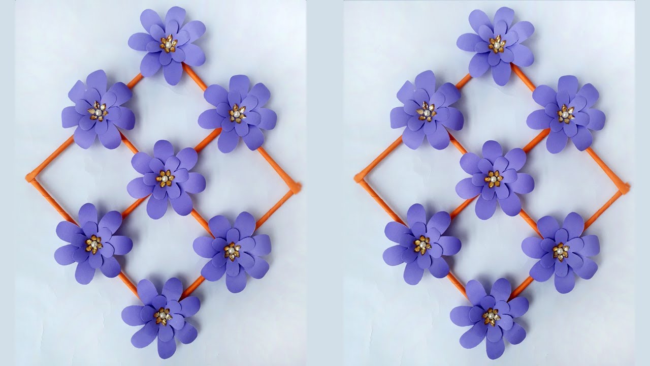 DIY Paper Flower Wall Hanging !!! DIY-Most Beautiful #Wallhanging Craft Ideas 2023 #diy