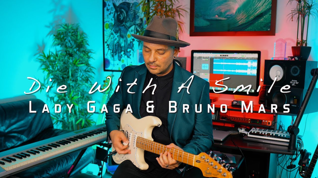 Lady Gaga & Bruno Mars - Die With A Smile (Electric Guitar Cover by Richard Galiguis)
