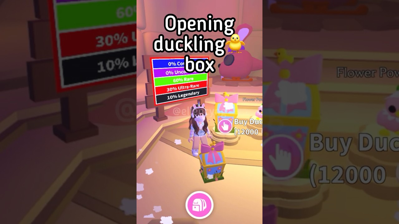 Opening A Duckling 🐥 Box in Adopt Me Roblox