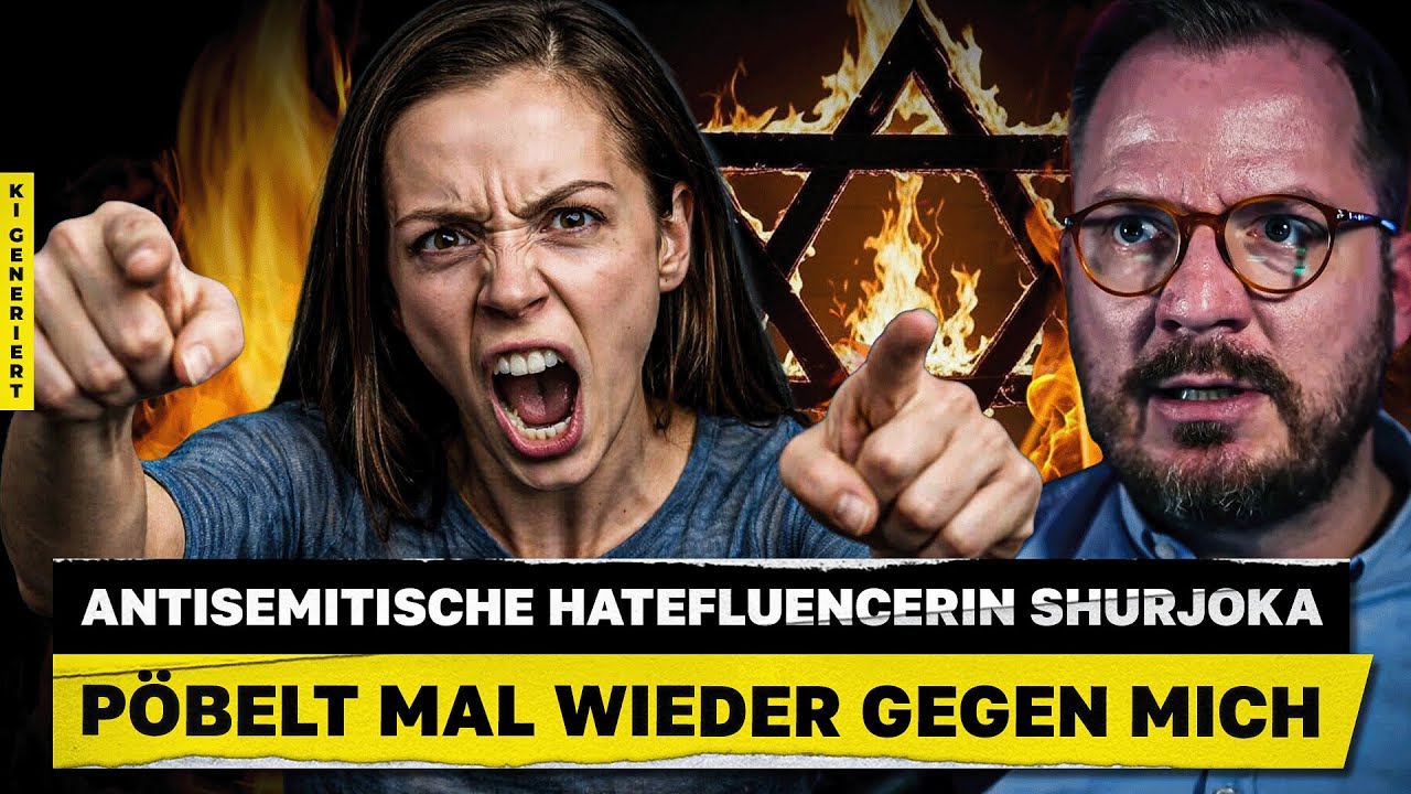Antisemitische Hatefluencerin Shurjoka pöbelt mal wieder gegen mich
