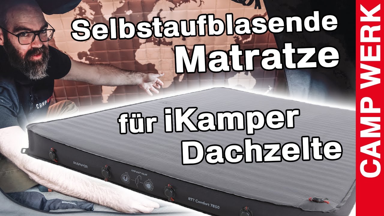 iKamper | Selbstaufblasende Matratze für Skycamp, Mini, X-Cover | Produktvorstellung | CAMPWERK |