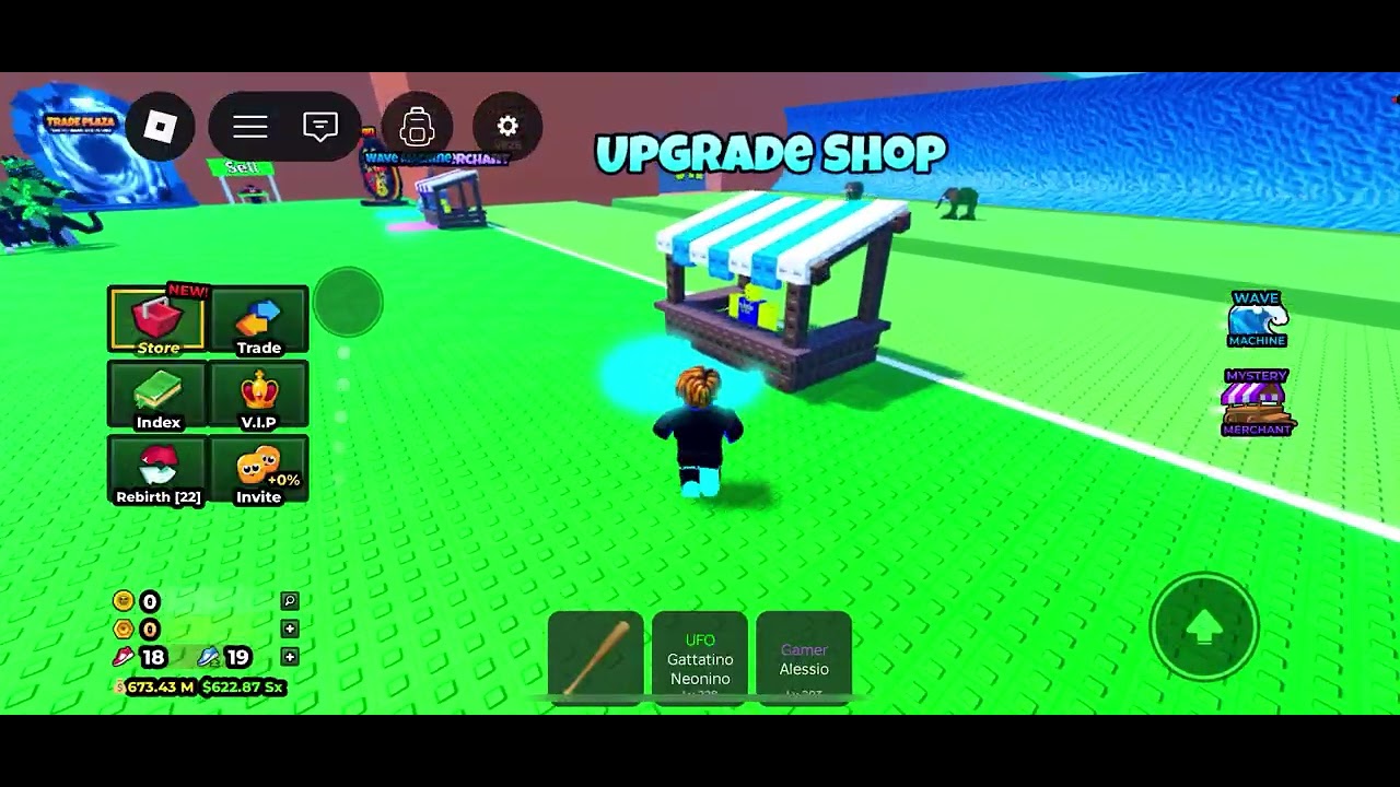 I  play escape tsunami for brainrots
