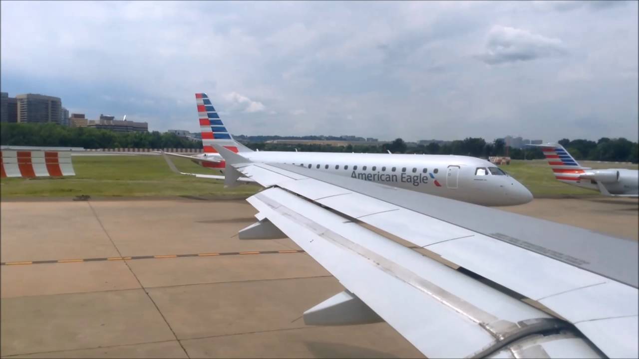 American Airlines Takeoff from Ronald Reagan Washington National Airport (DCA)