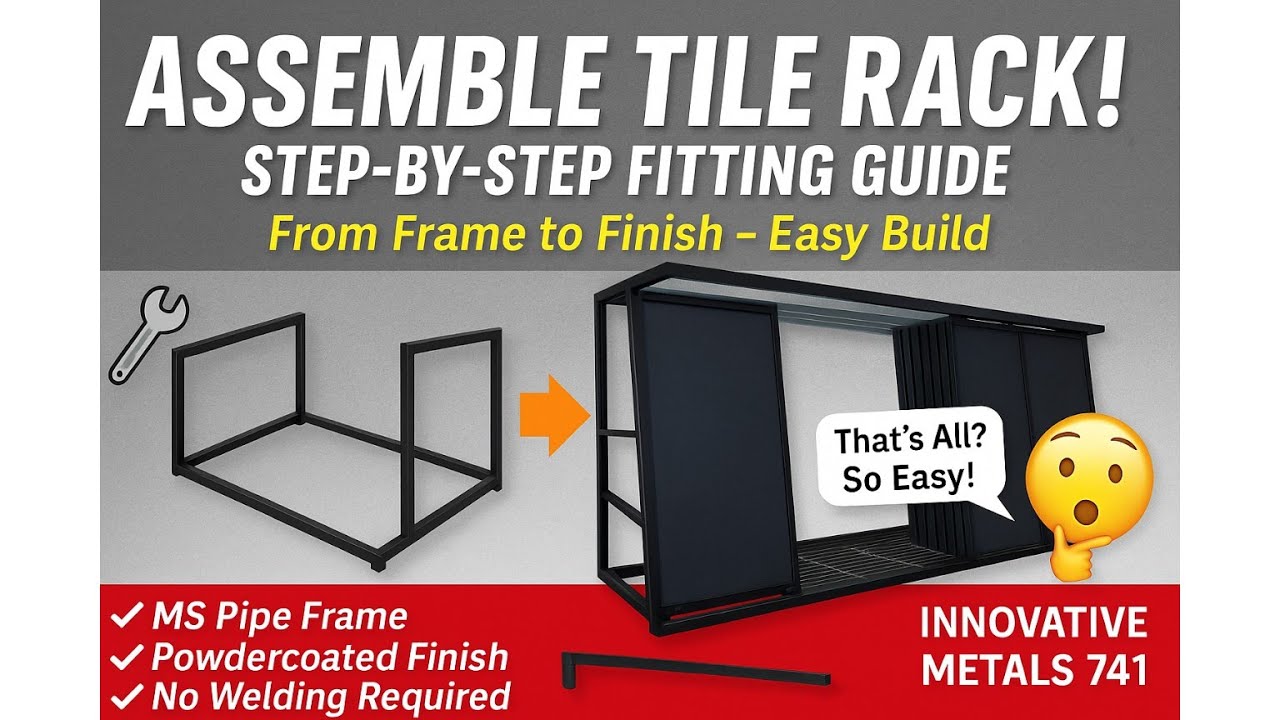 Fitting / Installation of Tile Display Rack Slider
