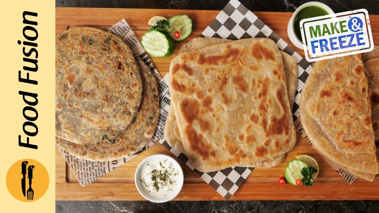 3 Make and Freeze Paratha Recipes By Food Fusion (Ramzan Special)