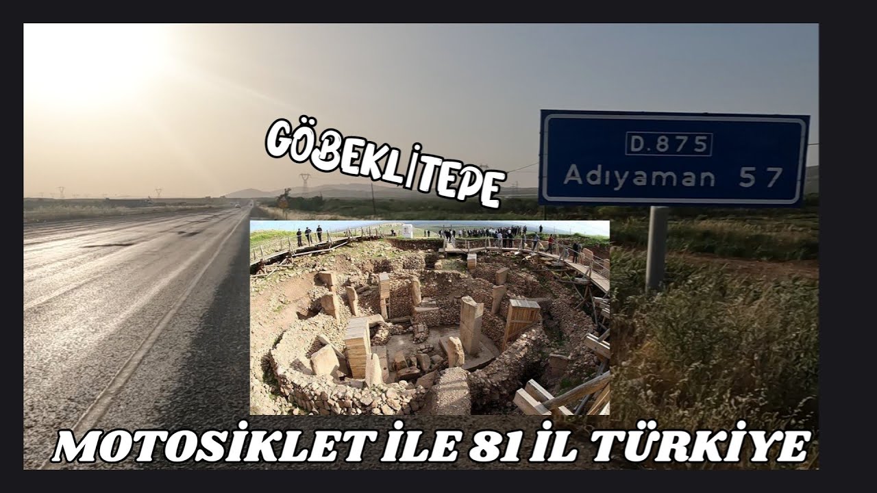 Tarihin sıfır noktası Göbeklitepe.Yol Adıyaman Motosiklet ile 81 İl Türkiye #220