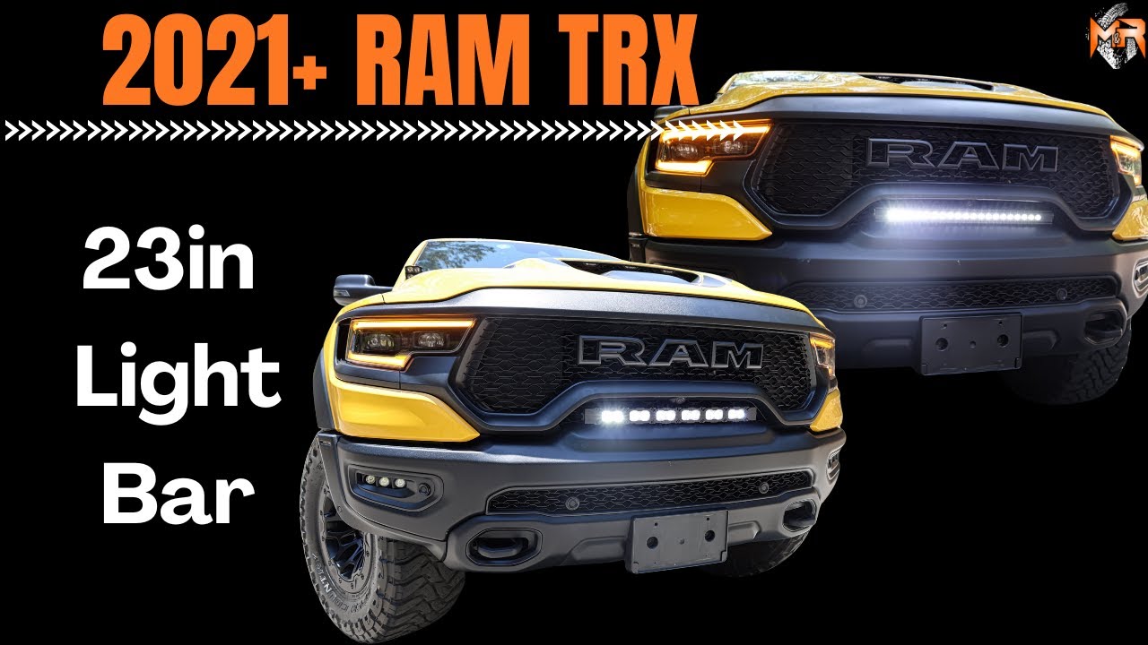 2021+ RAM 1500 TRX 23in Light Bar Install | Full Tutorial | M&R Automotive