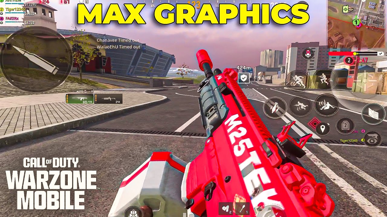 WARZONE MOBILE *NEW* UPDATE with MAX GRAPHICS | CODWM!