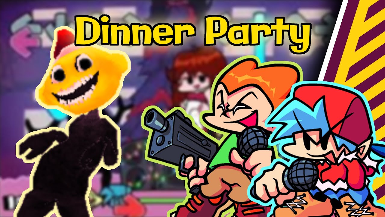 New Monster Songs! | FNF: Dinner Party (FULL MOD PLAYTHROUGH)