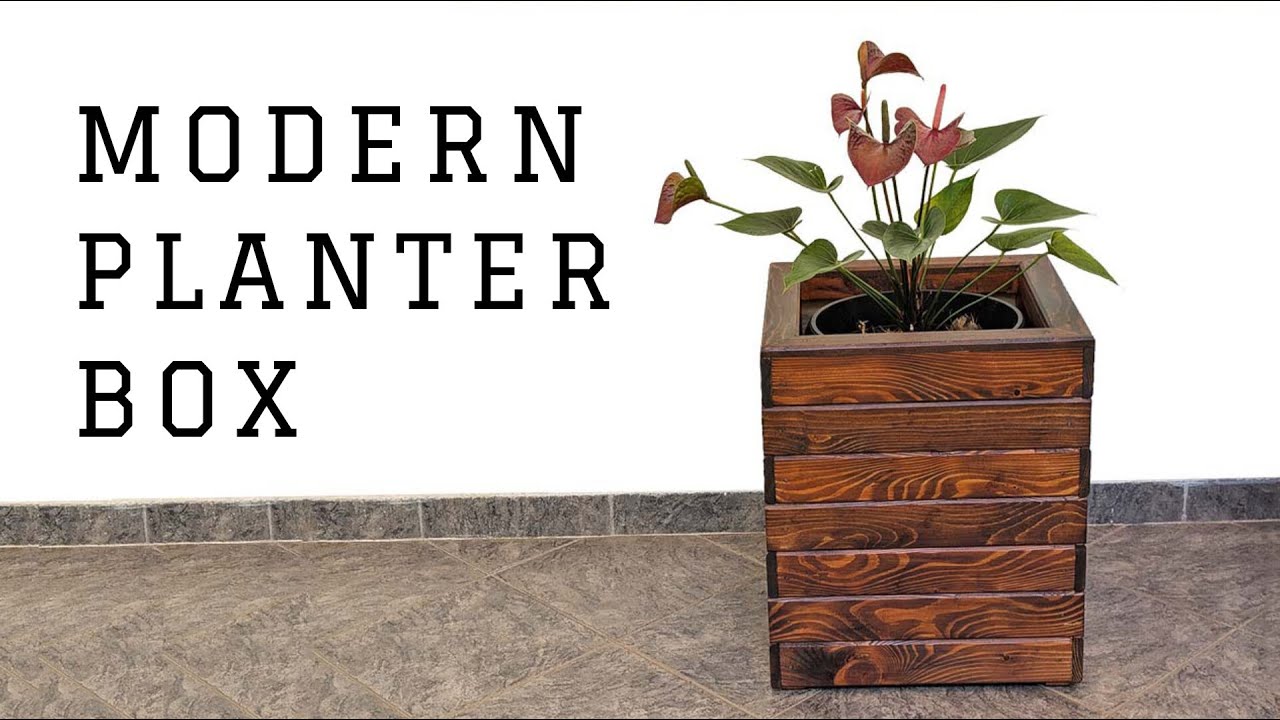 How to Build a Wooden Planter Box
