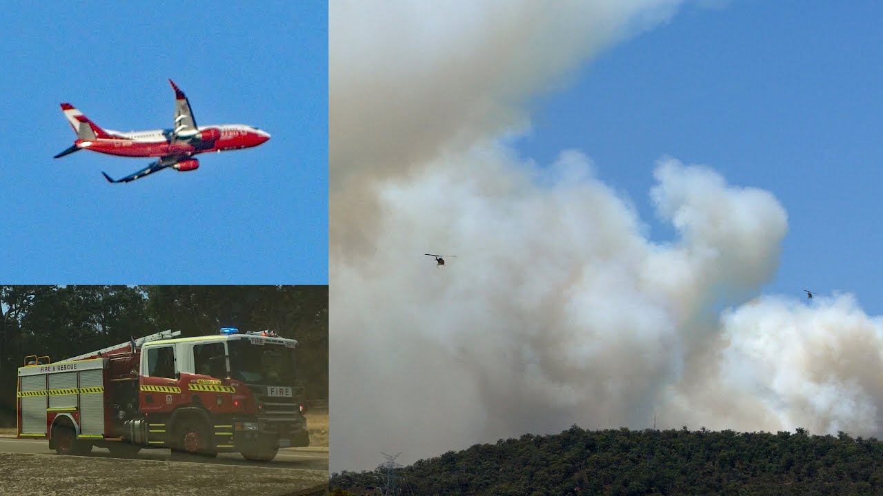 Canning Mills Bushfire, Martin, Western Australia - 2 Feb 2022