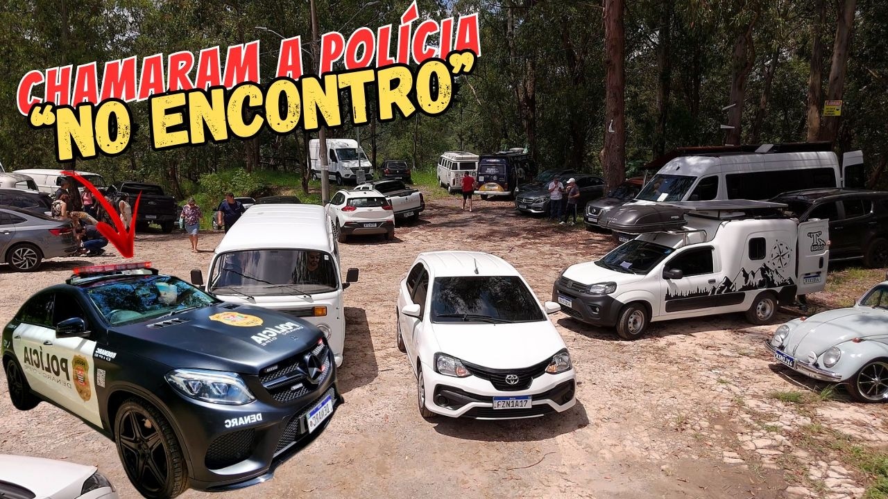 Até a Polícia veio em nosso ENCONTRO de MOTORHOMES, junto com os INSCRITOS. #motorhomeosonho