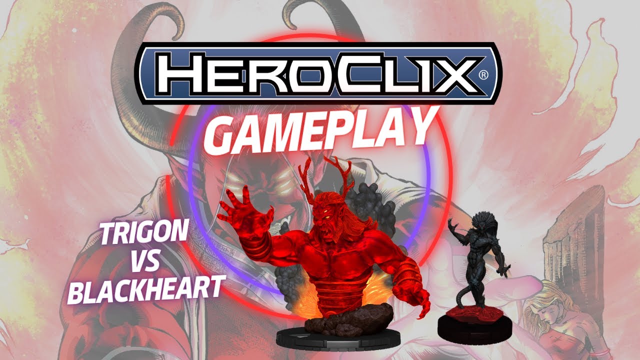 HeroClix - Gameplay - Edison (Trigon) vs Shu (Blackheart)