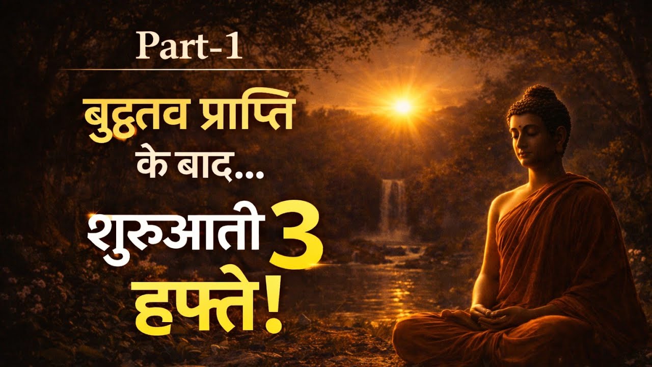 बुद्धत्व प्राप्ति के बाद के 7 हफ्तों की रहस्यमयी कहानी | Part- 1 The First 3 Weeks | #buddha #7weeks