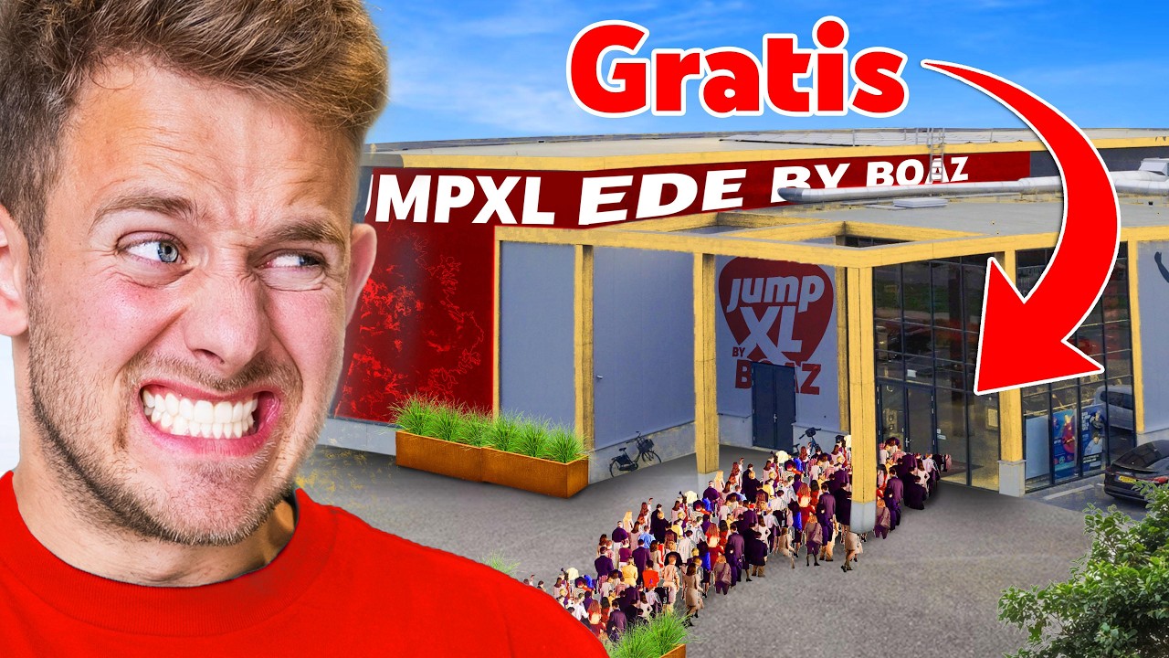 MIJN TRAMPOLINEPARK IS GRATIS VOOR EEN DAG!