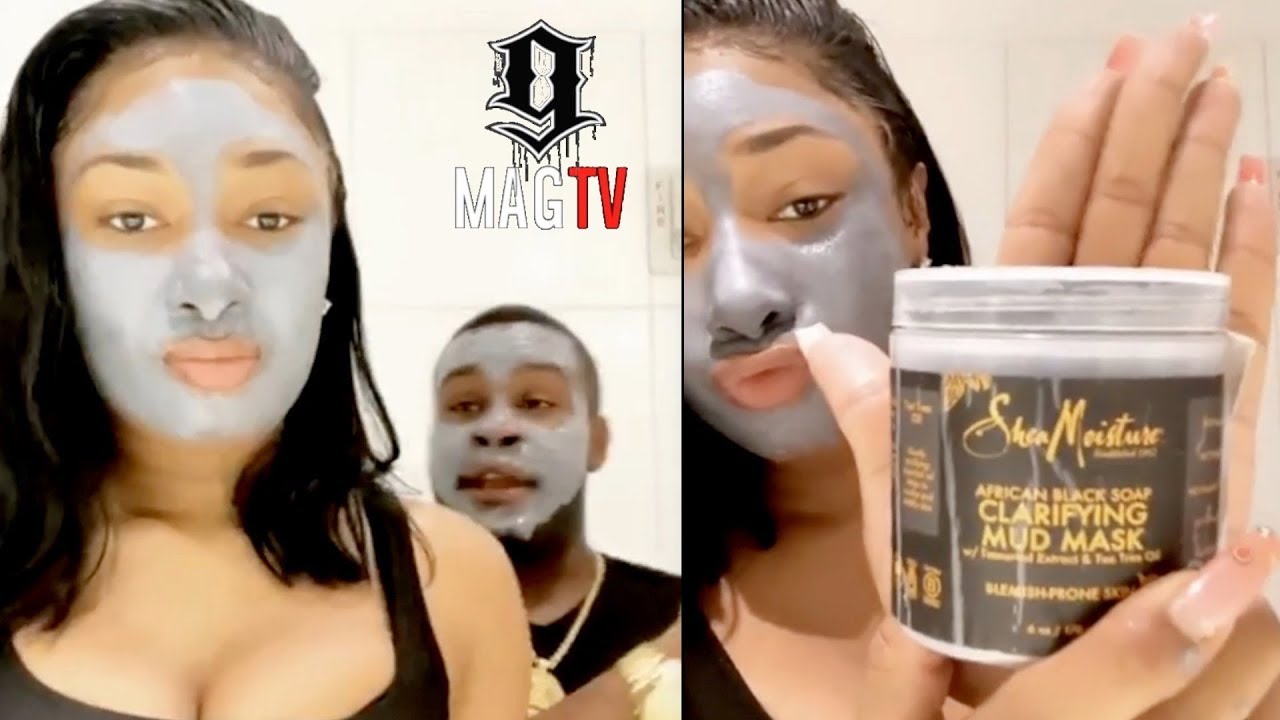 Megan Thee Stallion & Jonathan Apply Mask On Each Other! 🎭