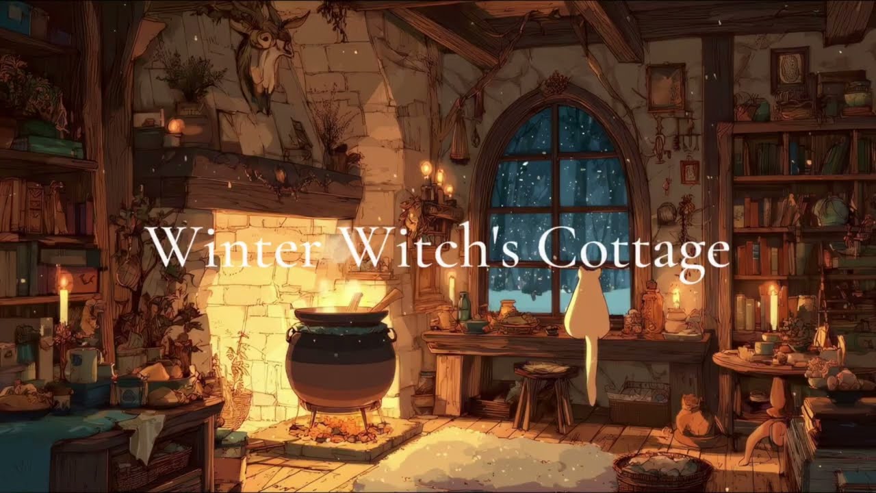 Cozy Witch Cottage | 1 Hour Celtic Ambient for Study & Sleep