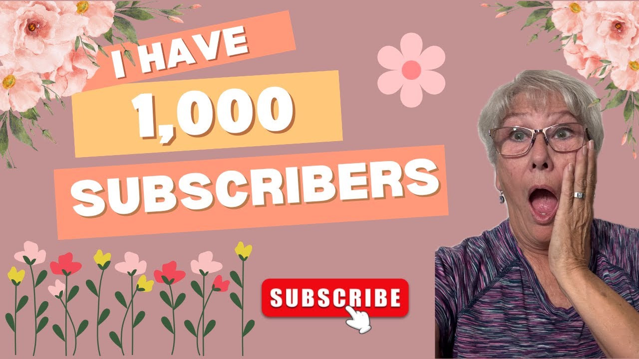 THANK YOU EVERYONE!! Three years and 297 videos later.. I have reached 1,000 Subscribers!
