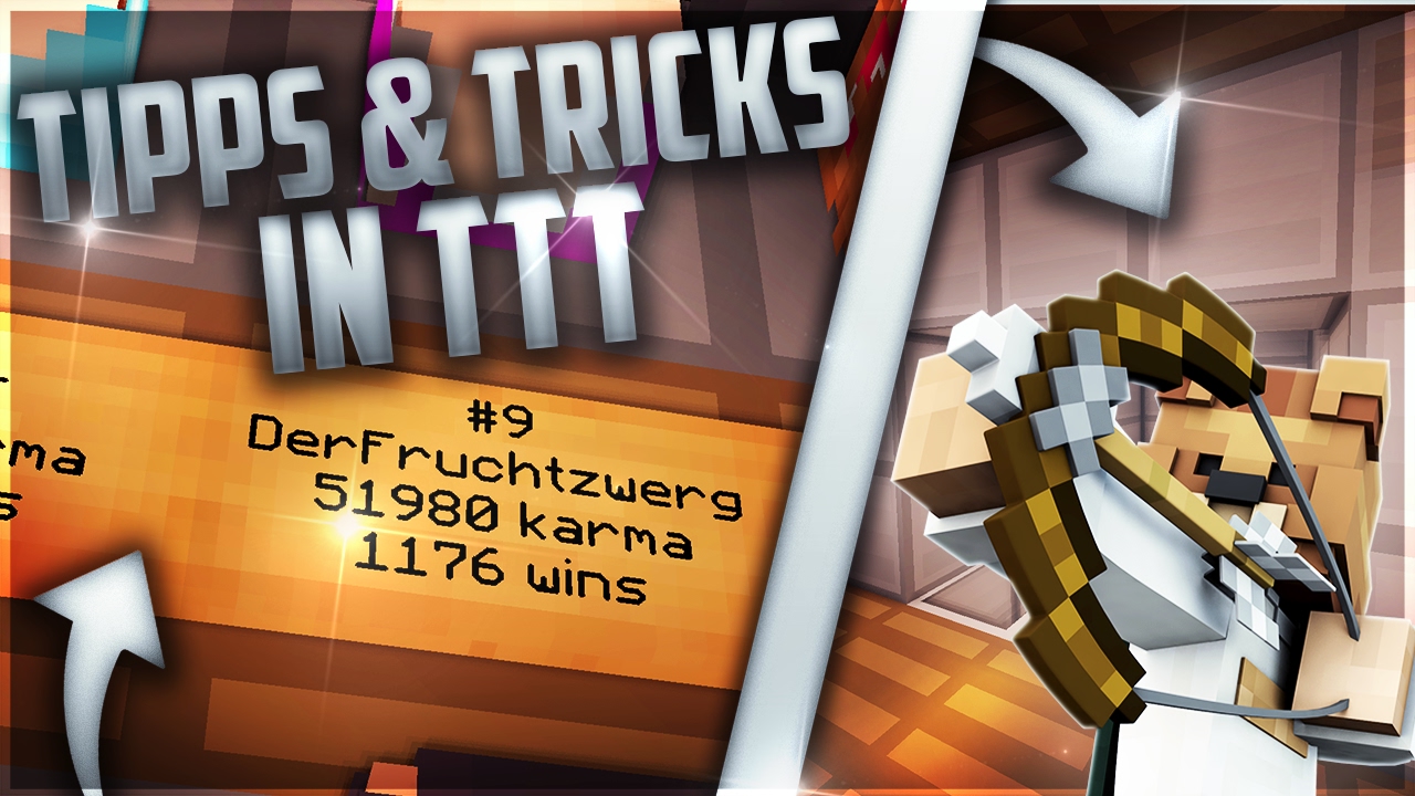 TIPPS und TRICKS in TTT mit TOP 10 SPIELER | TTT auf GommeHD.net