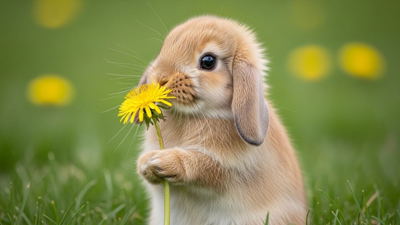 🌸 Rabbits Resting Together with Gentle Flute Sounds for Emotional Warmth and Inner Restoration