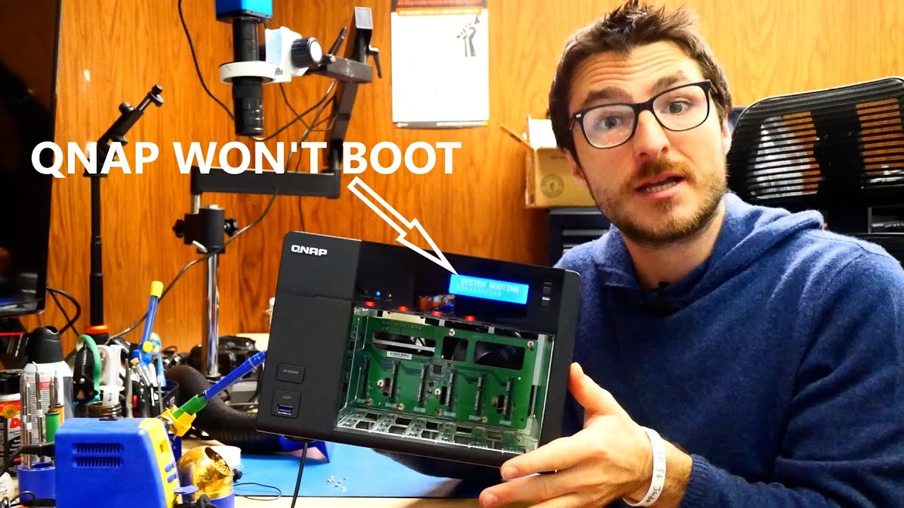 Fixed Boot Problem QNAP TS-653 PRO Advanced Repair
