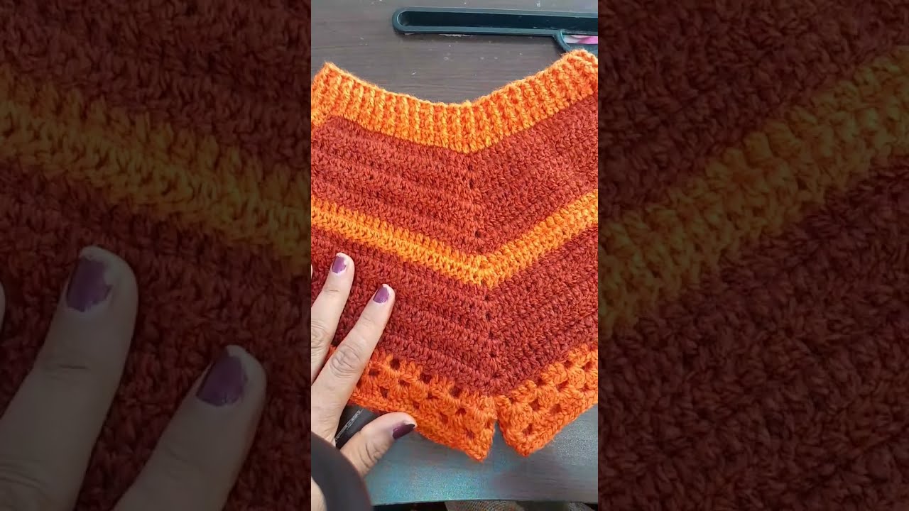 very easy crochet border design for baby pants/ sweaters/babyblanket/pant/...... #diycroch&ecirc;