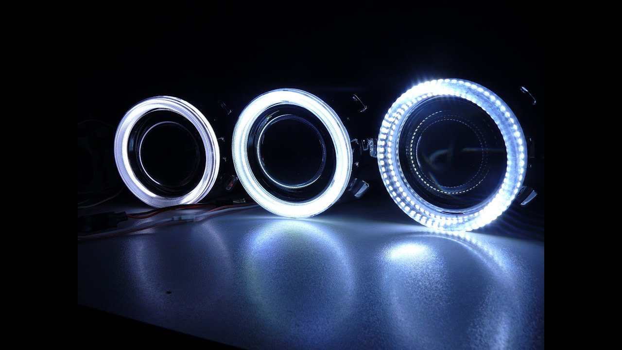 Сравнение Angel Eyes, CCFL, LED COB, LED SMD