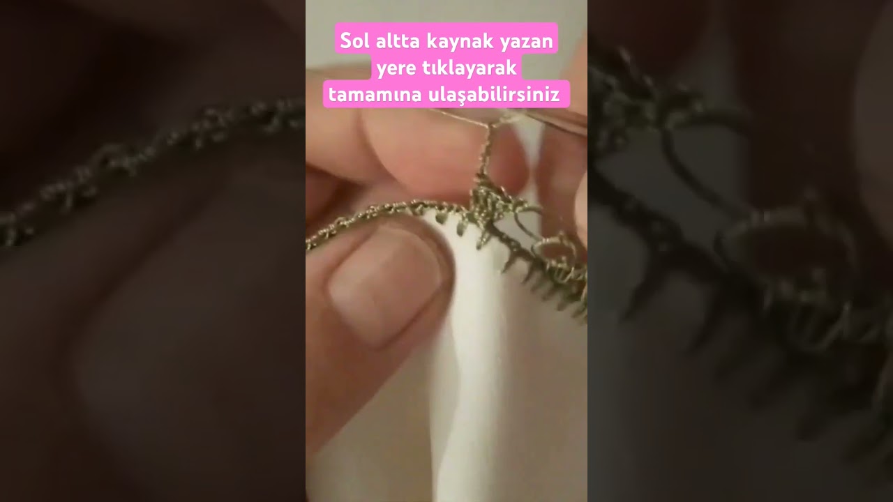 En g&uuml;zel tığ oya modelleri / how to crochet for beginners /crochet / tığ oyaları #lace #keşfet #oya