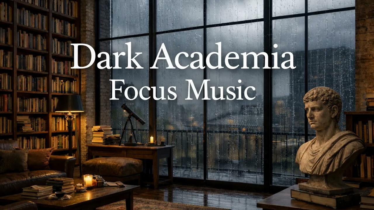 Deep Focus Music - Dark Academia Ambience for Work & Study
