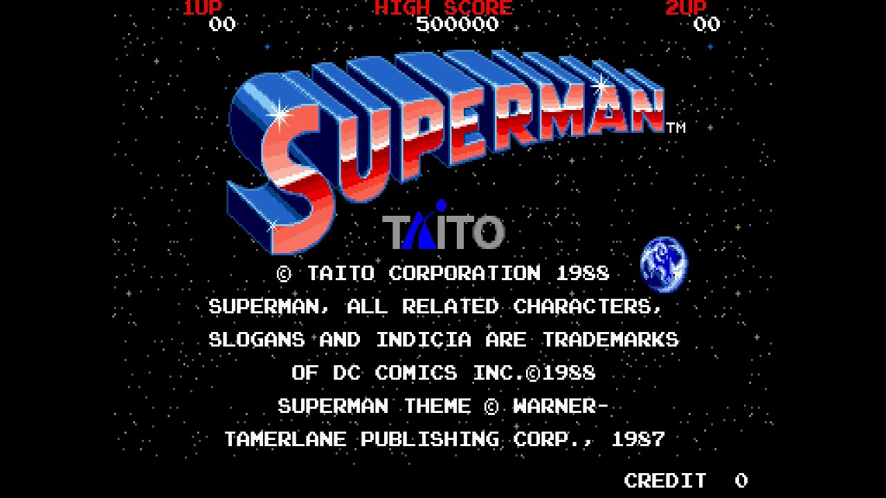 Superman (Arcade) - Playthrough ALL