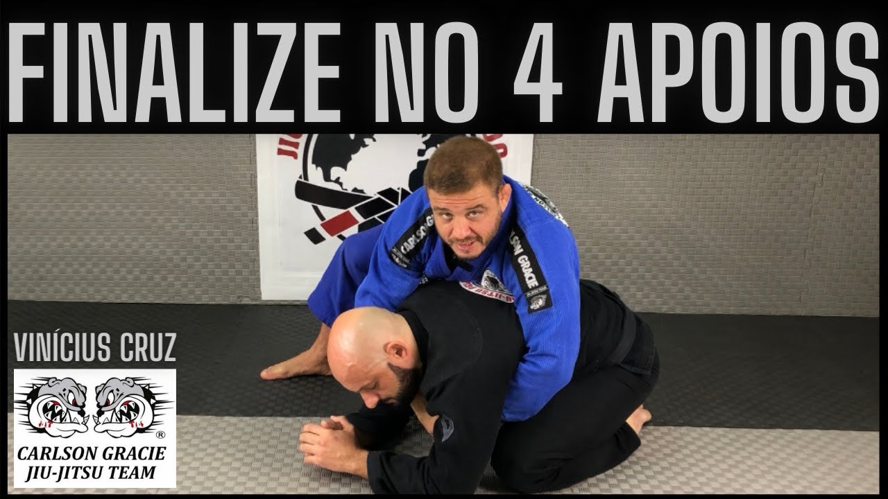 Jiu Jitsu technique- 2 Finalizações partindo do 4 apoios - Vinícius Cruz- Carlson Gracie Jiu Jitsu.