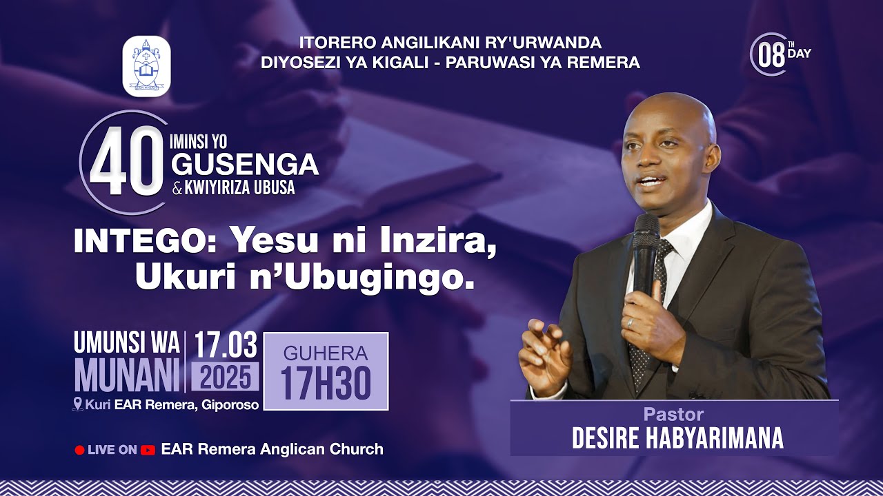 YESU NI INZIRA, UKURI N'UBUGINGO By Pst. Desire HABYARIMANA