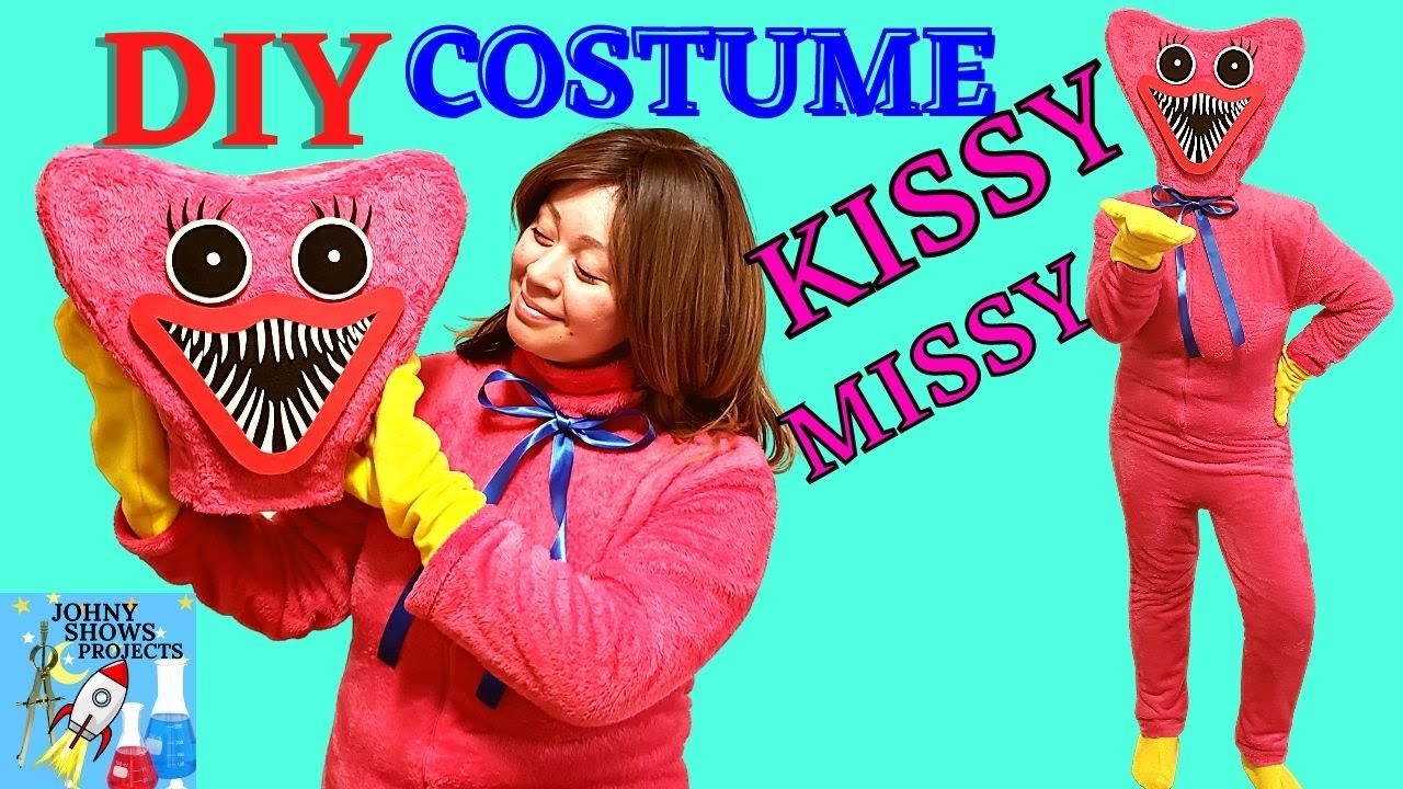 How I Made DIY Kissy Missy Poppy Playtime 2 Costume In Real Life