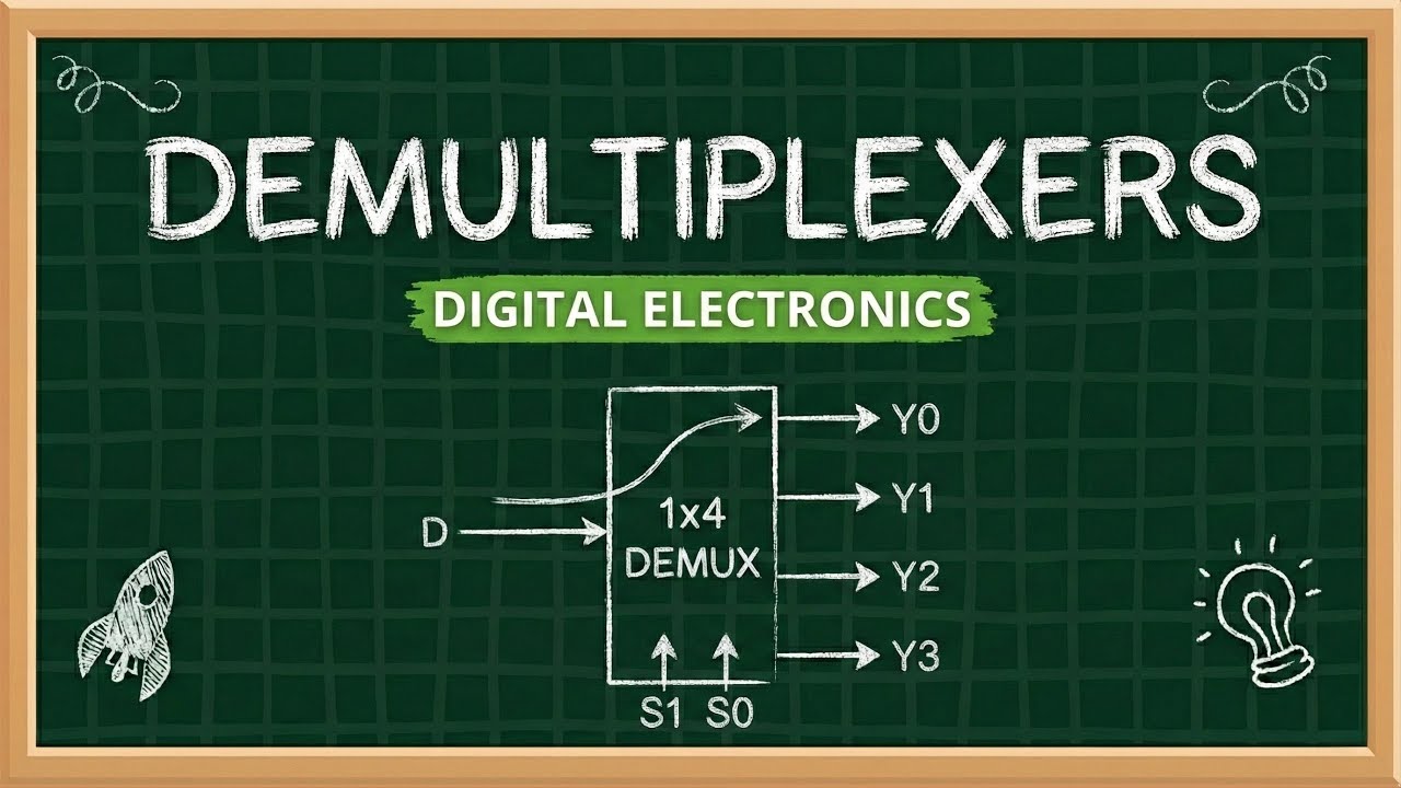 Demultiplexers in Digital Electronics | DEMUX Explained in 3 Minutes | THECODE11