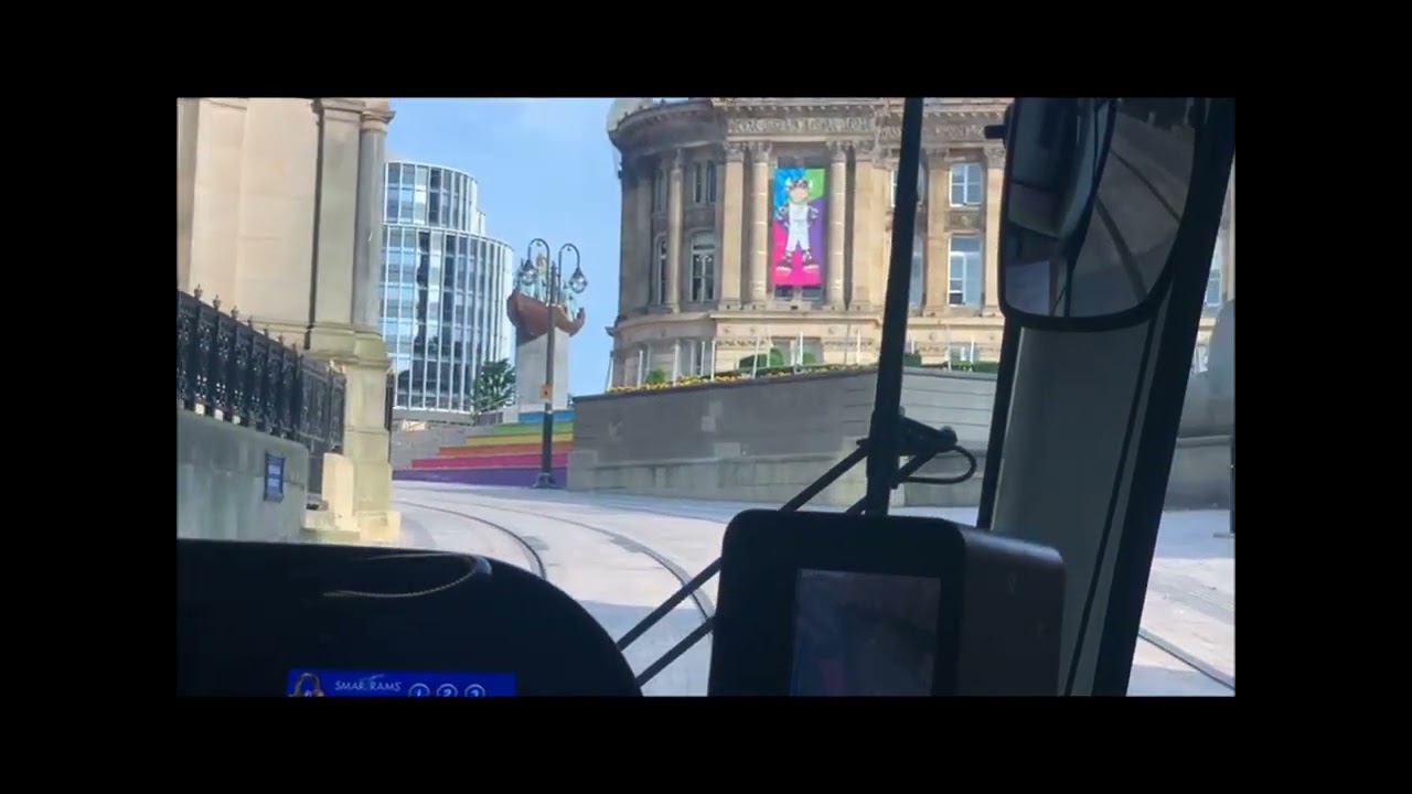 West Midlands Metro First Tram to Edgbaston 17th July 2022