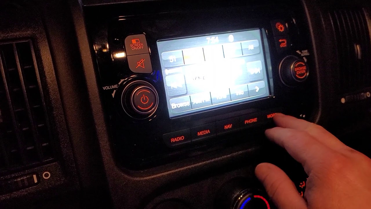 RAM ProMaster Engine Run Timer and Info Display