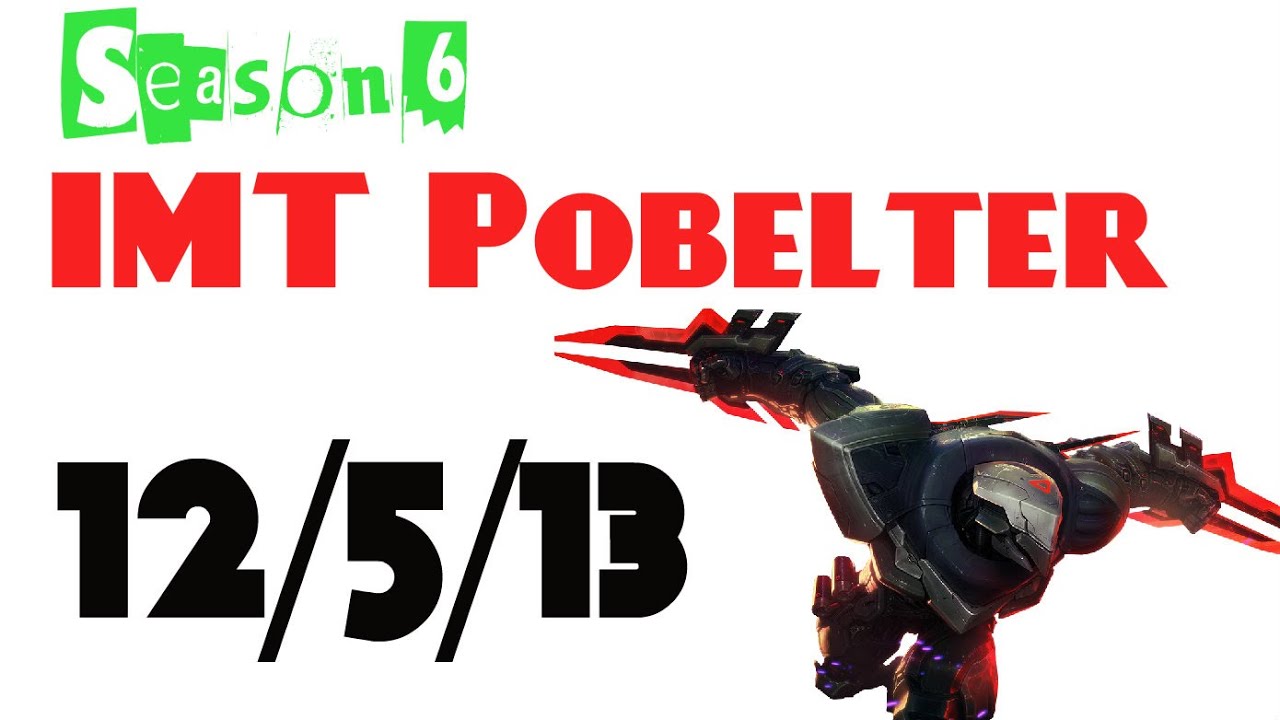 NA Challenger LoL - IMT Pobelter - Zed Mid lane - season 6